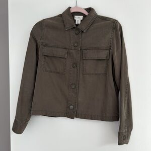 NICOLE MILLER army green jacket